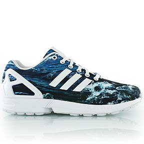 adidas zx flux bleu et blanc